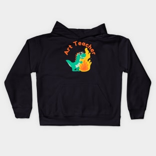 Fun Art Teacher Kids Hoodie